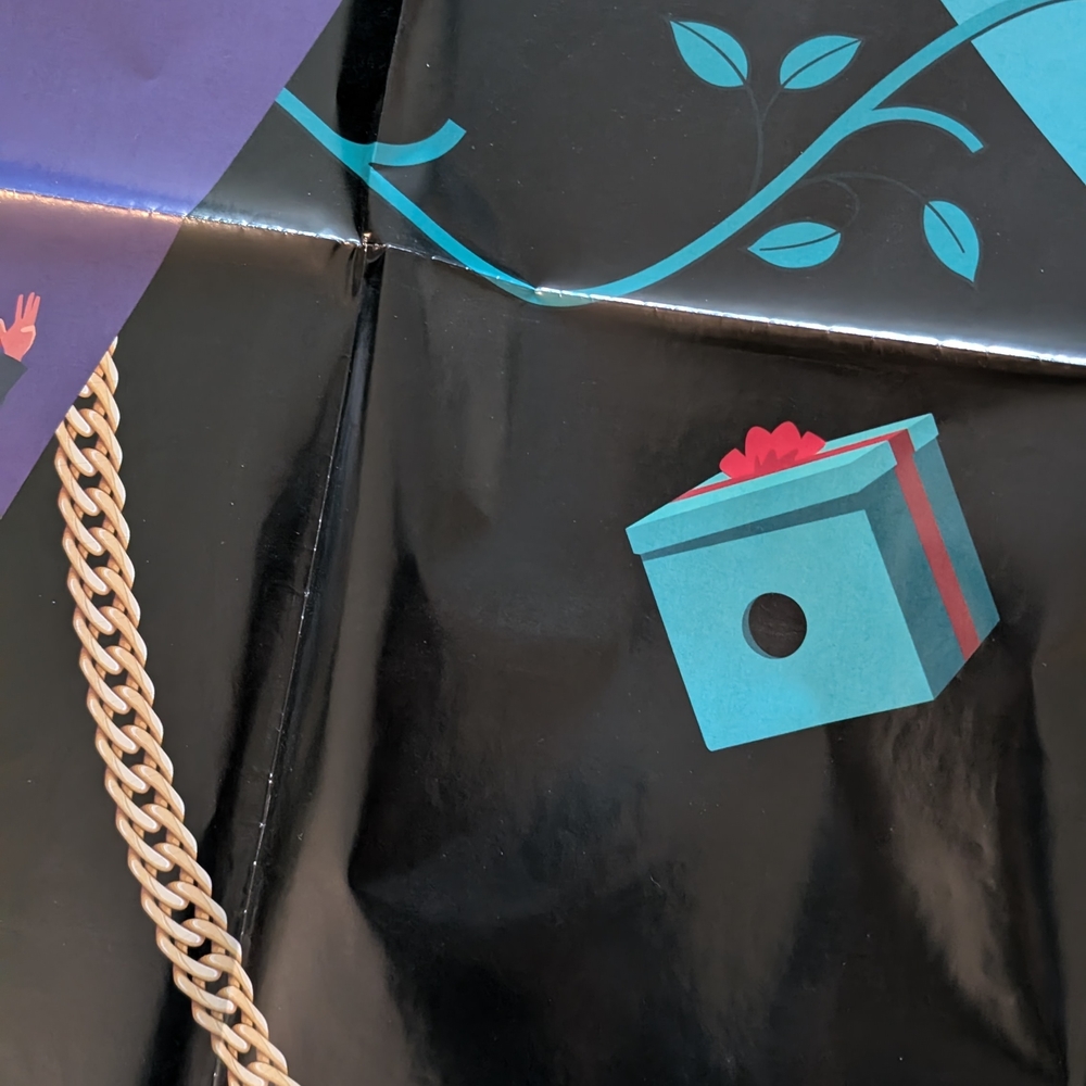 Colorful Graphic Poster with Chain Design - Picture 5 of 6
